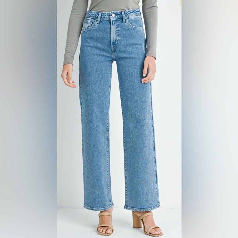Just Black Denim Wide Leg Jeans